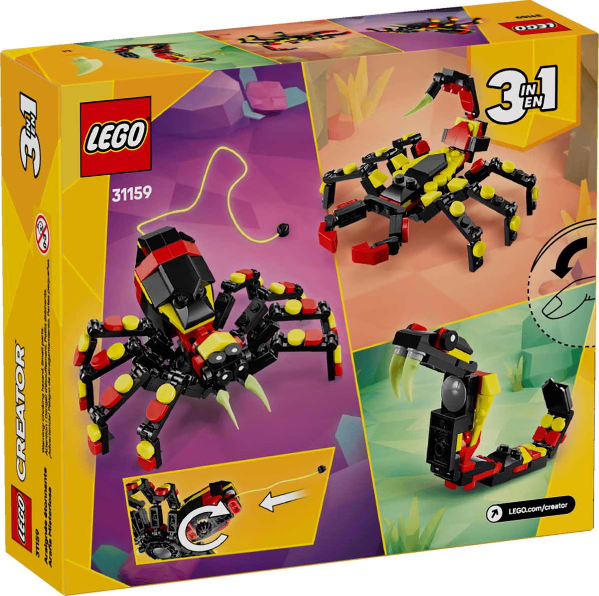 LEGO Creator - Ragno trasformista 31159