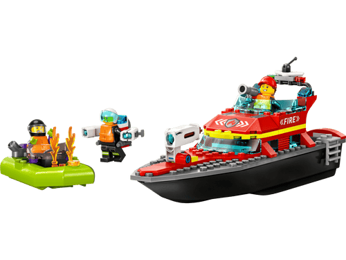 LEGO City - Barca di soccorso antincendio 60373