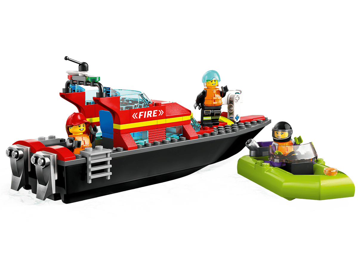LEGO City - Barca di soccorso antincendio 60373