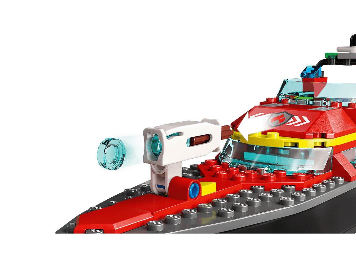 LEGO City - Barca di soccorso antincendio 60373