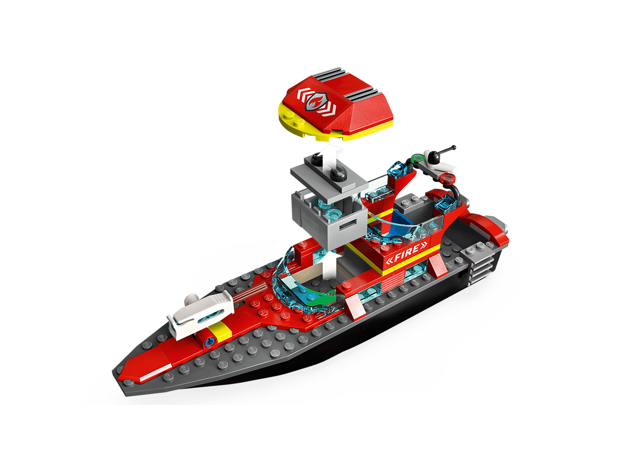 LEGO City - Barca di soccorso antincendio 60373