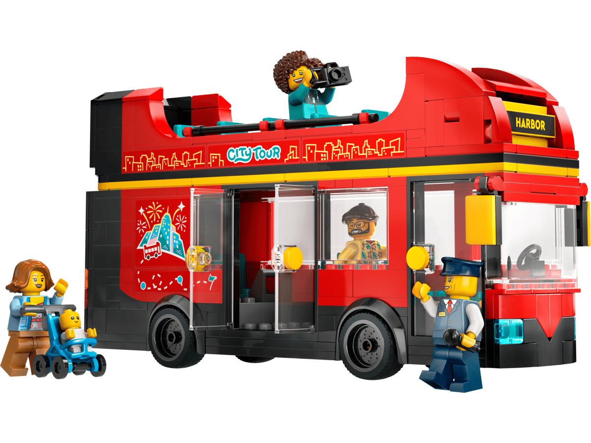 LEGO City - Autobus turistico rosso a due piani 60407