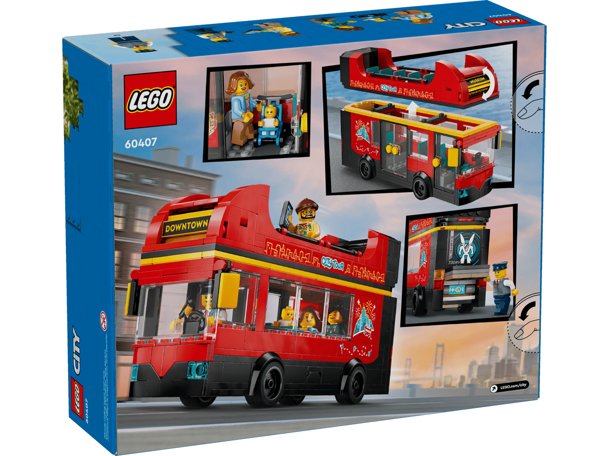 LEGO City - Autobus turistico rosso a due piani 60407