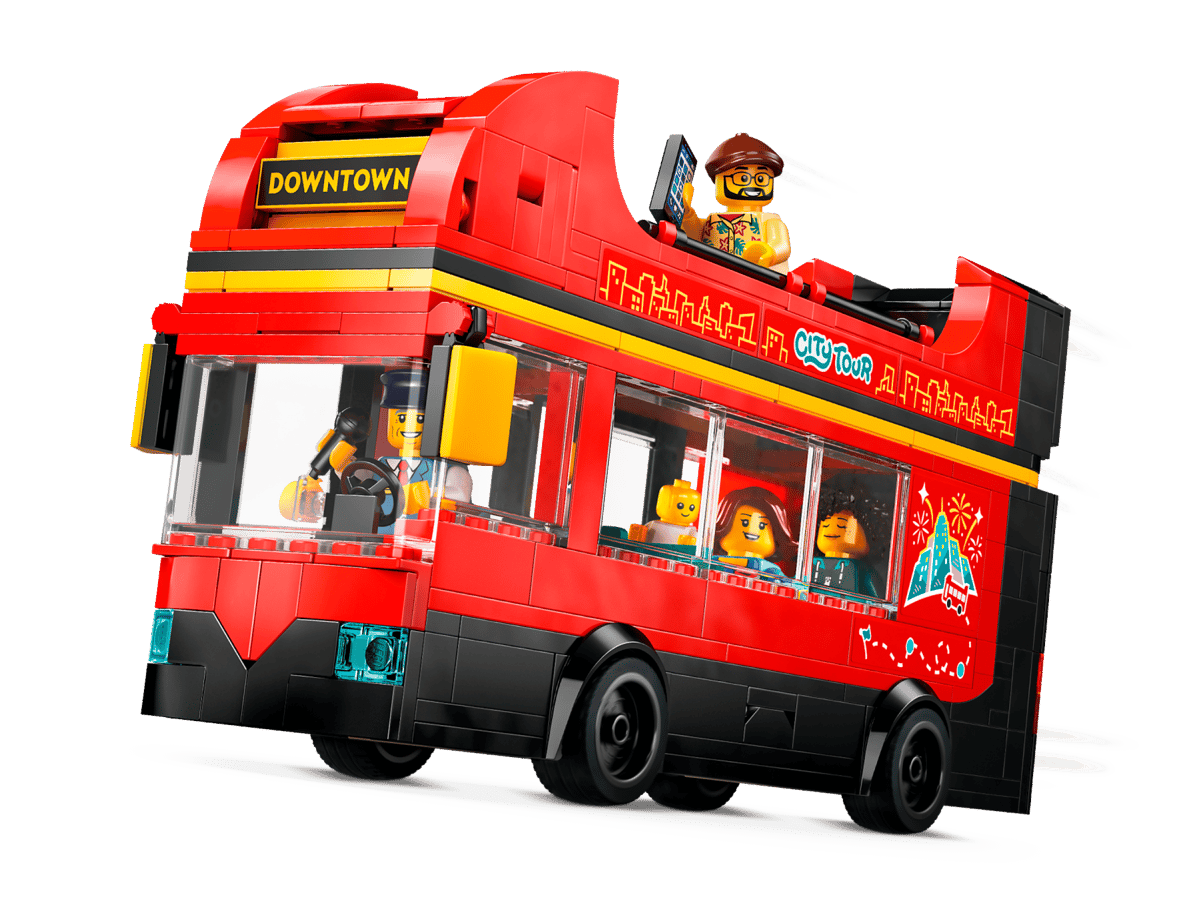 LEGO City - Autobus turistico rosso a due piani 60407