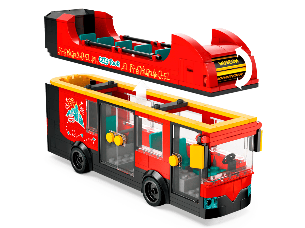 LEGO City - Autobus turistico rosso a due piani 60407