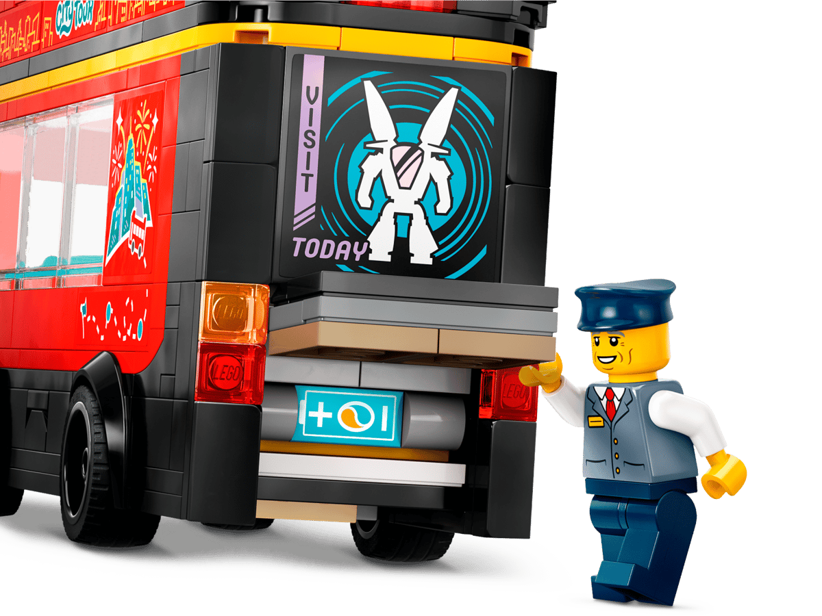 LEGO City - Autobus turistico rosso a due piani 60407