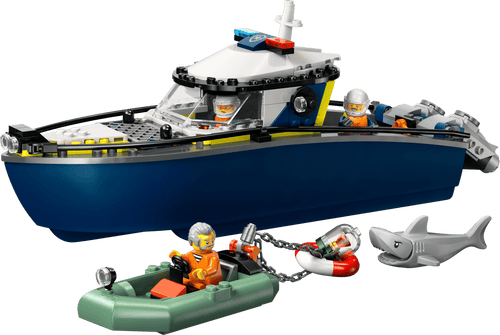 LEGO City - Inseguimento del motoscafo della Polizia 60456