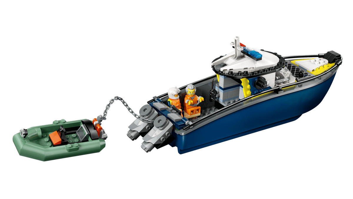LEGO City - Inseguimento del motoscafo della Polizia 60456