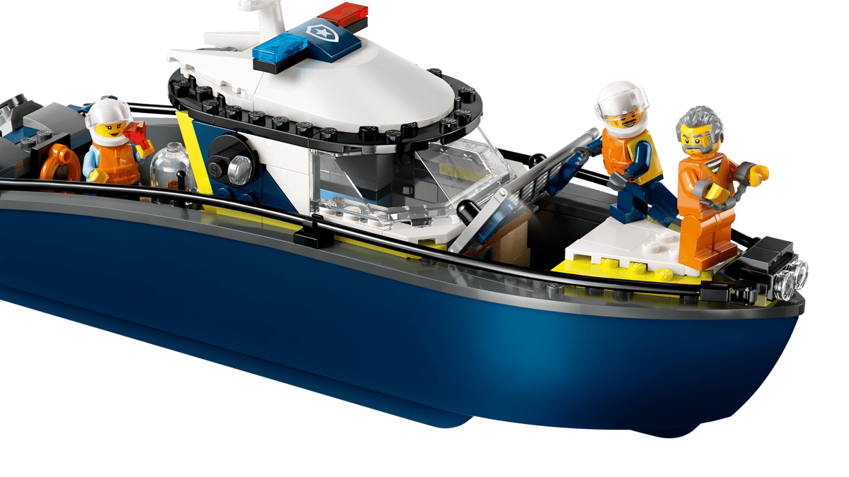 LEGO City - Inseguimento del motoscafo della Polizia 60456