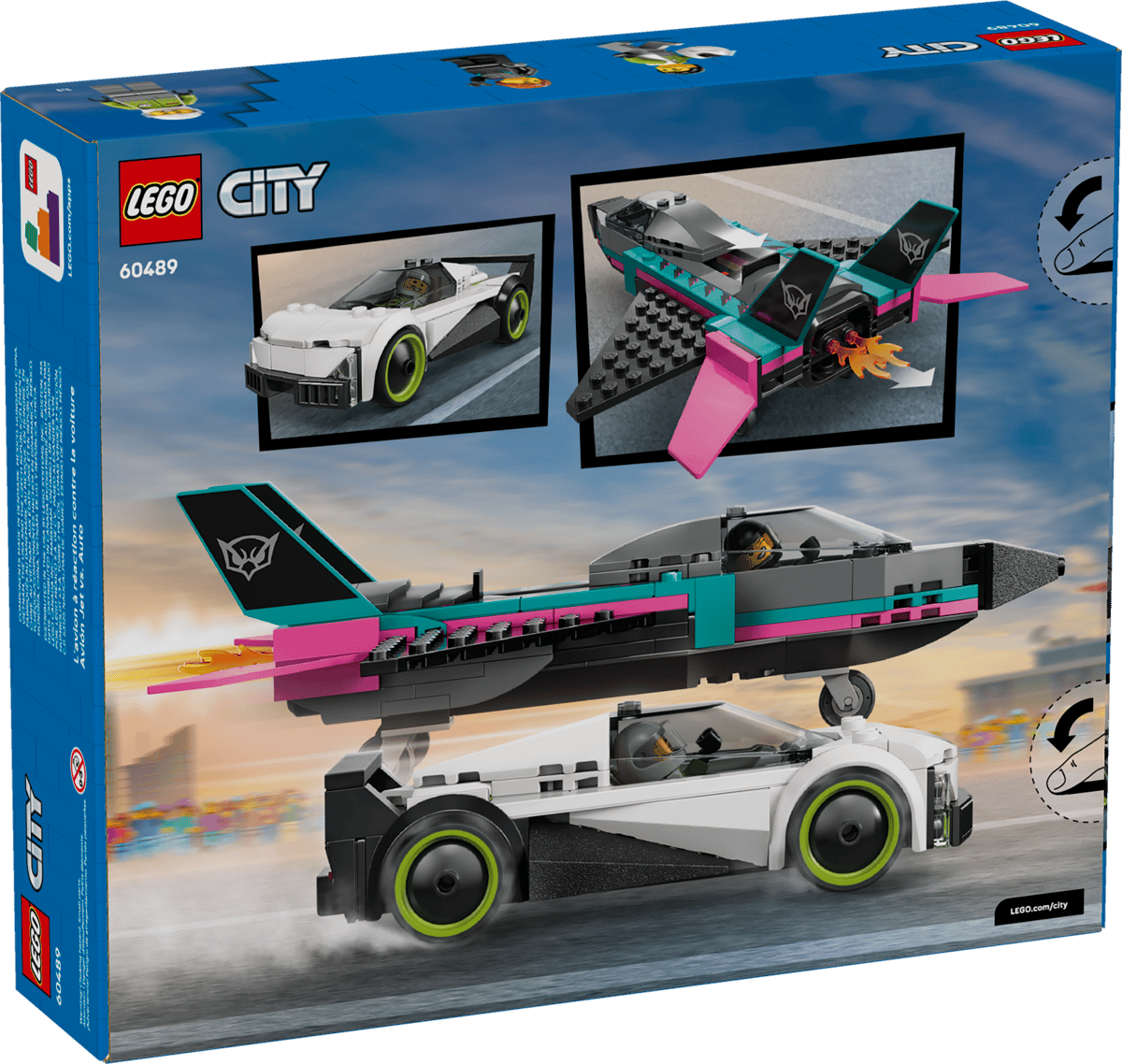 LEGO City - Jet contro Auto sportiva 60489