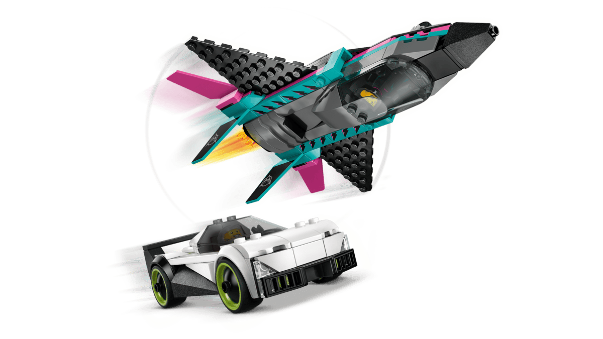 LEGO City - Jet contro Auto sportiva 60489