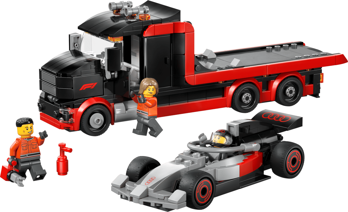 LEGO City - Truck F1 con auto da corsa Audi F1 60493