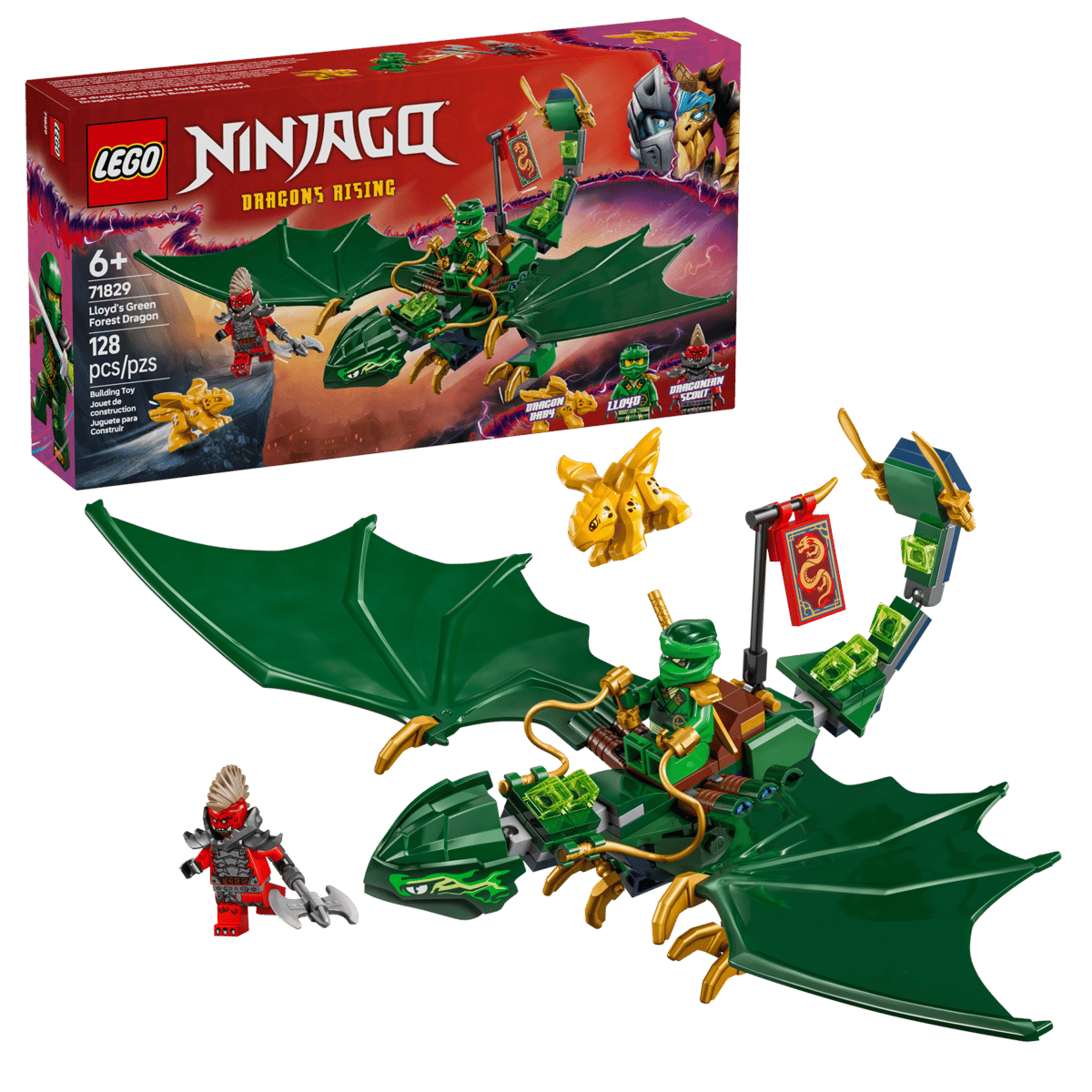LEGO NINJAGO - Drago della foresta verde di Lloyd 71829