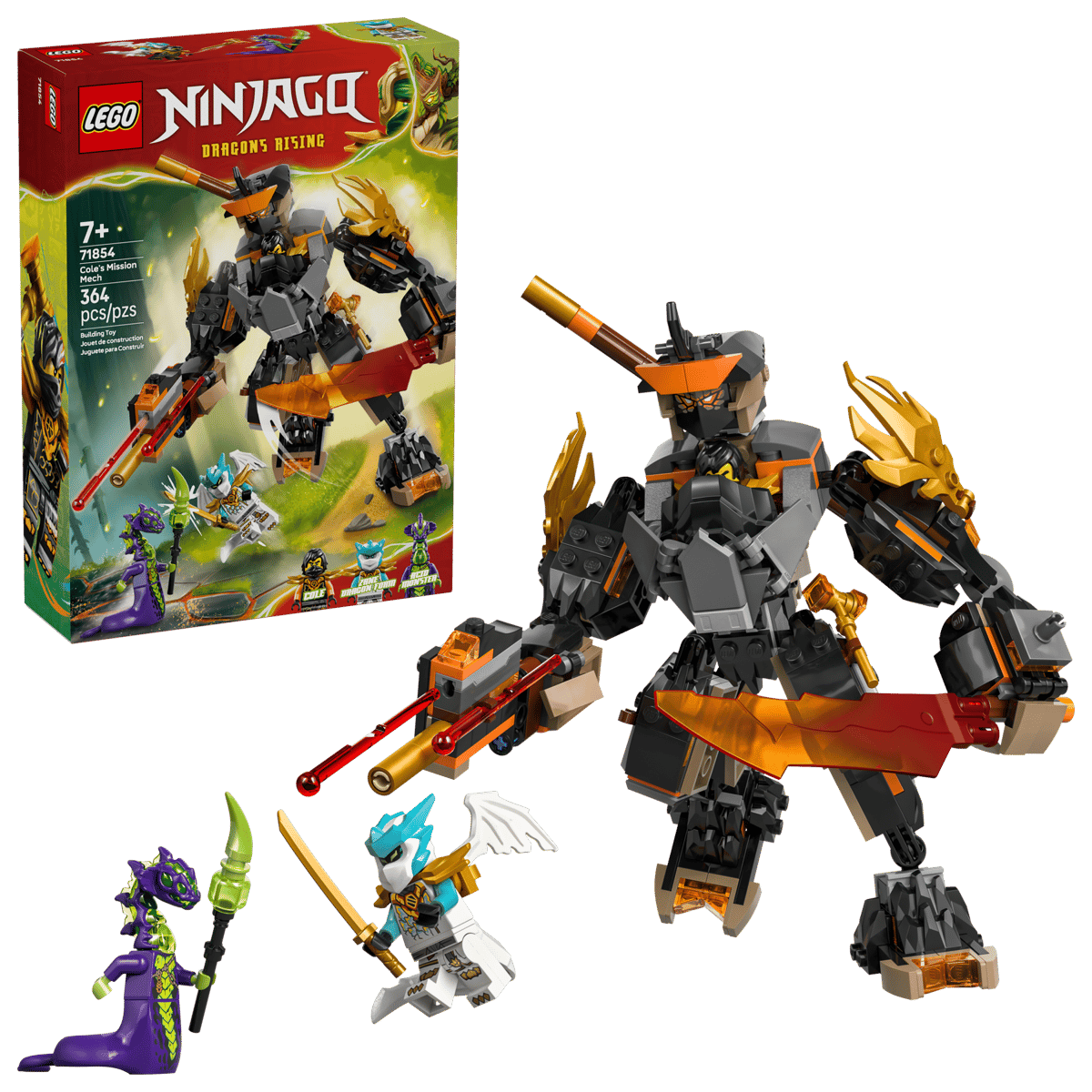 LEGO NINJAGO - Mech e drago Zane 71854