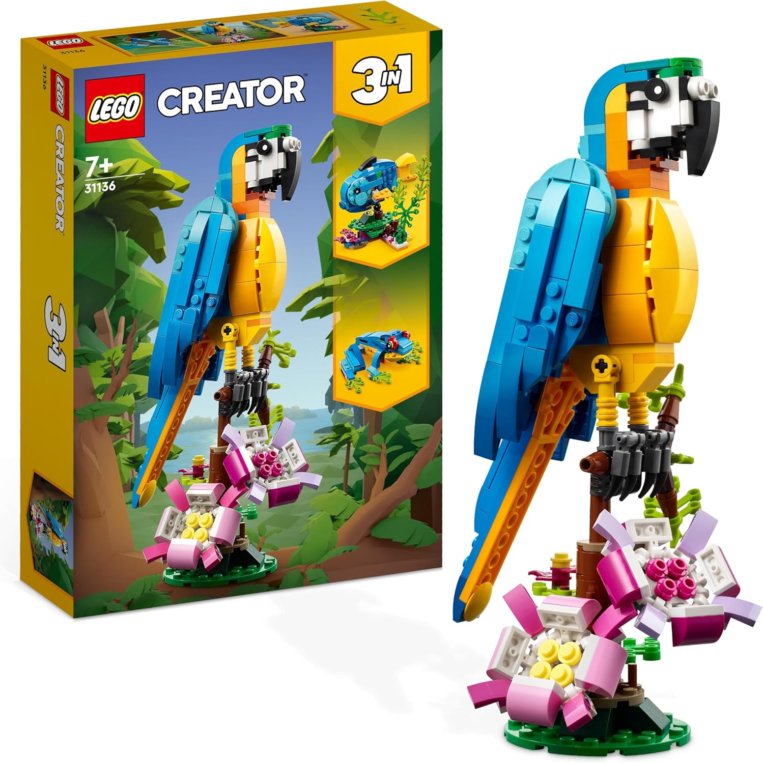 LEGO Creator - Pappagallo esotico 31136