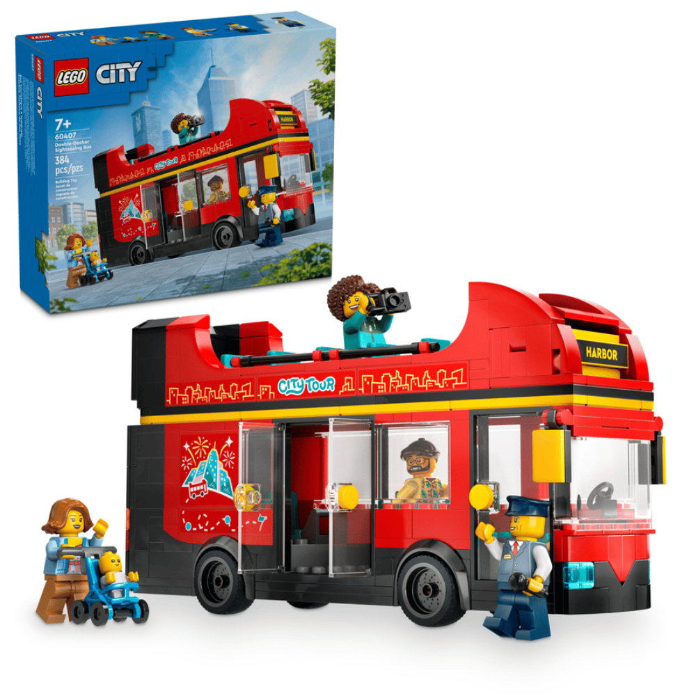 LEGO City - Autobus turistico rosso a due piani 60407