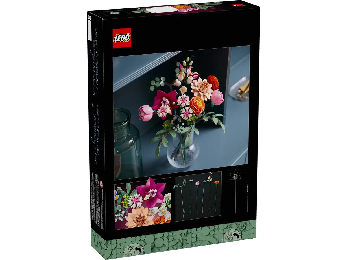 LEGO Botanicals - Bouquet di Fiori Rosa 10342