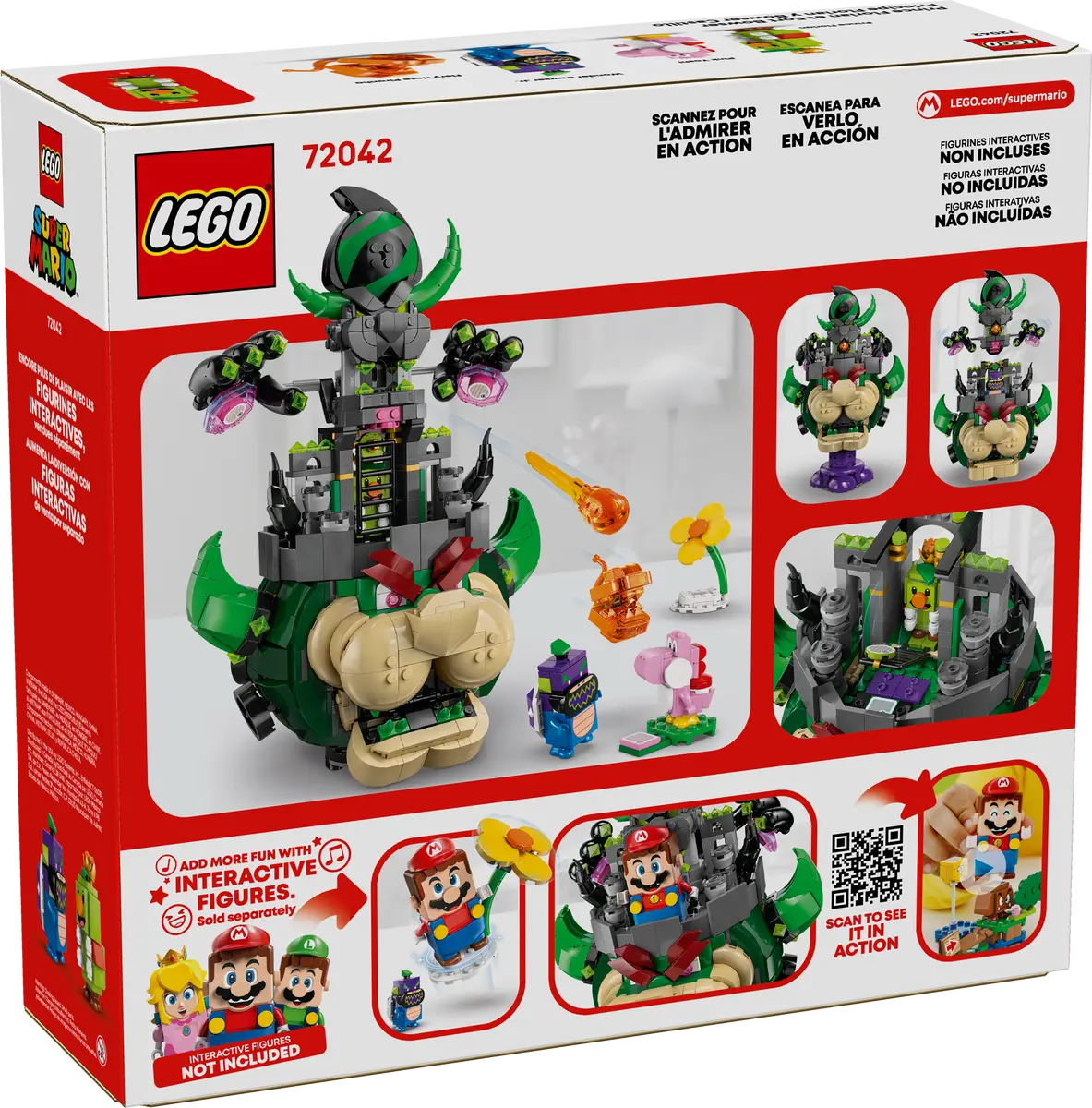 LEGO Super Mario - Principe Florian e Bowser Castello 72042