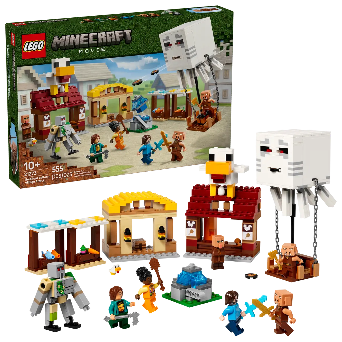 LEGO Minecraft - Attacco al Villaggio del Ghast-Pallone 21273