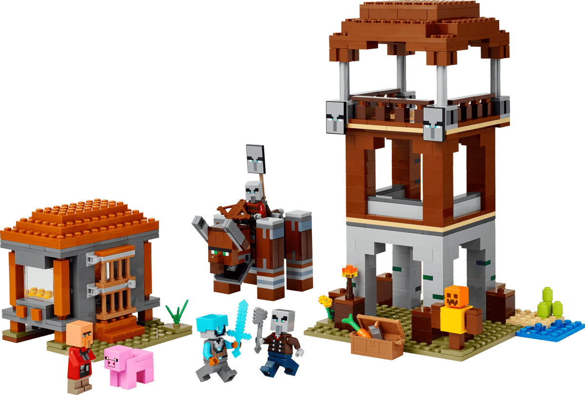 LEGO Minecraft - L’Avamposto del Saccheggiatore e Predone 21278