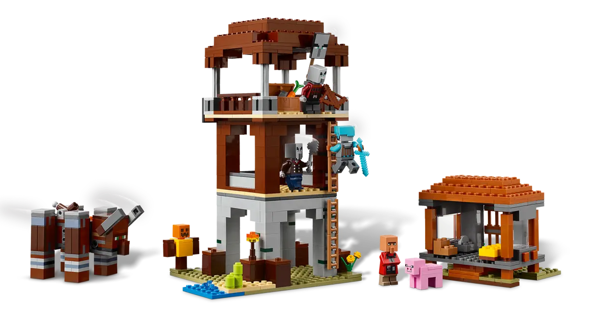 LEGO Minecraft - L’Avamposto del Saccheggiatore e Predone 21278