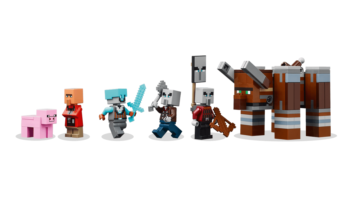 LEGO Minecraft - L’Avamposto del Saccheggiatore e Predone 21278