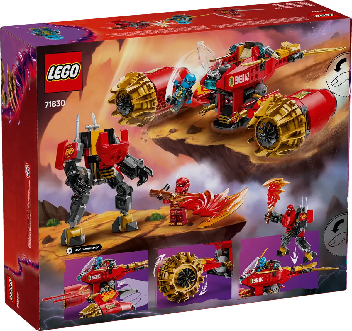 LEGO NINJAGO - Mech Storm Rider di Kai 71830